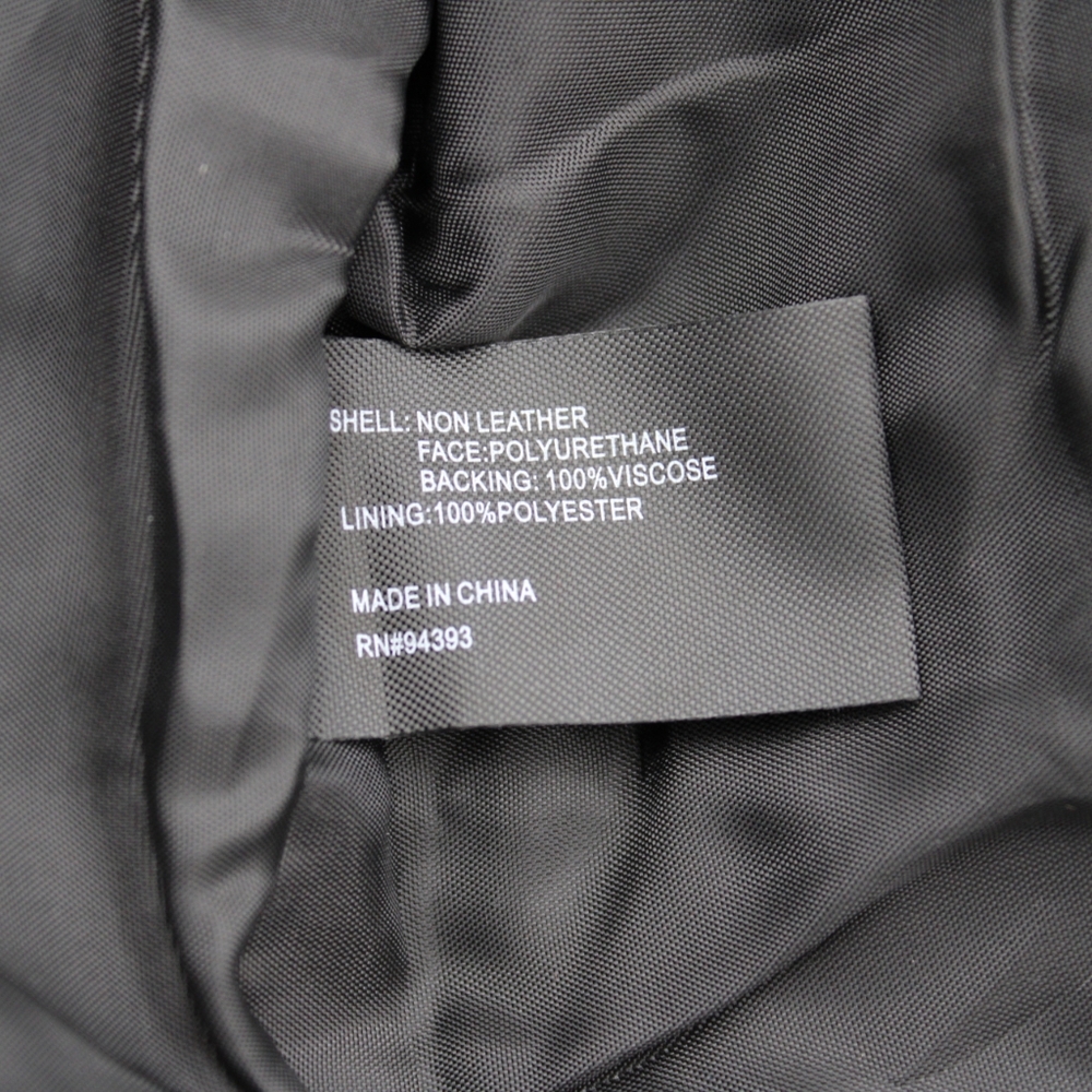 Juniors Black Faux Leather Jacket (S-L NWT) - Picture 7 of 10